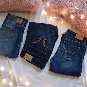 SET OF 3 Hollister skinny jeans - Size 1